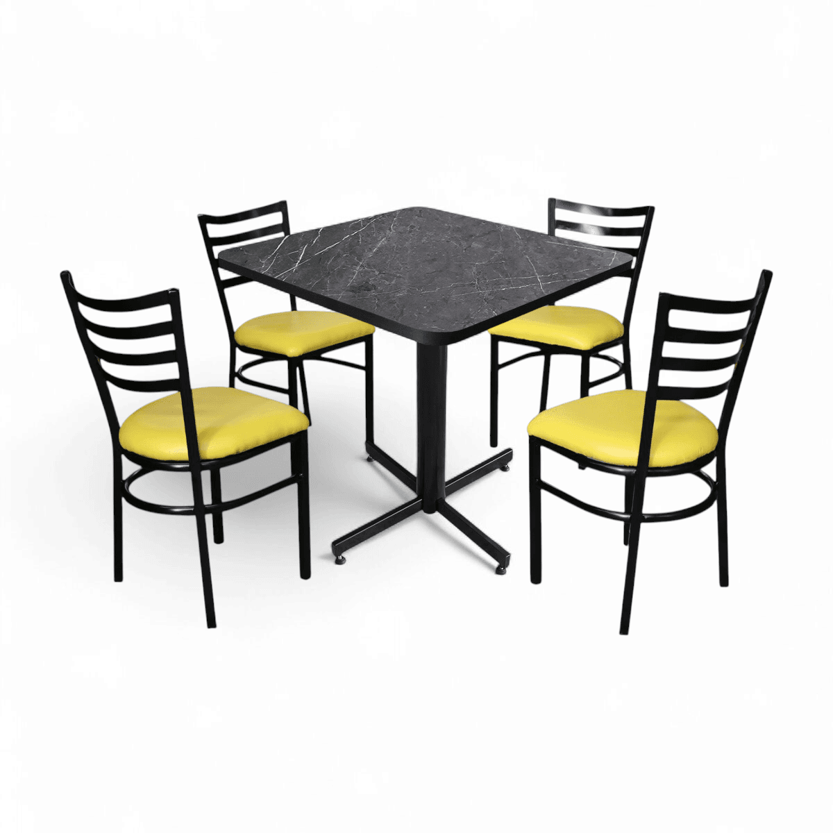 Conjunto Modelo Italia Gris Carrara - estándar 4 sillas view 2