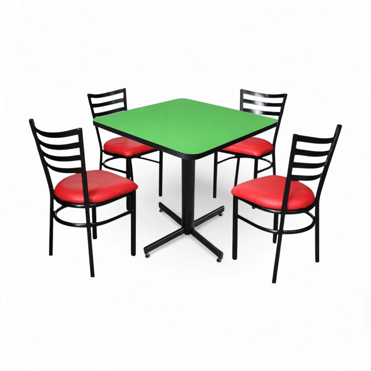 Conjunto Modelo Italia Verde Limón - estándar 4 sillas view 13