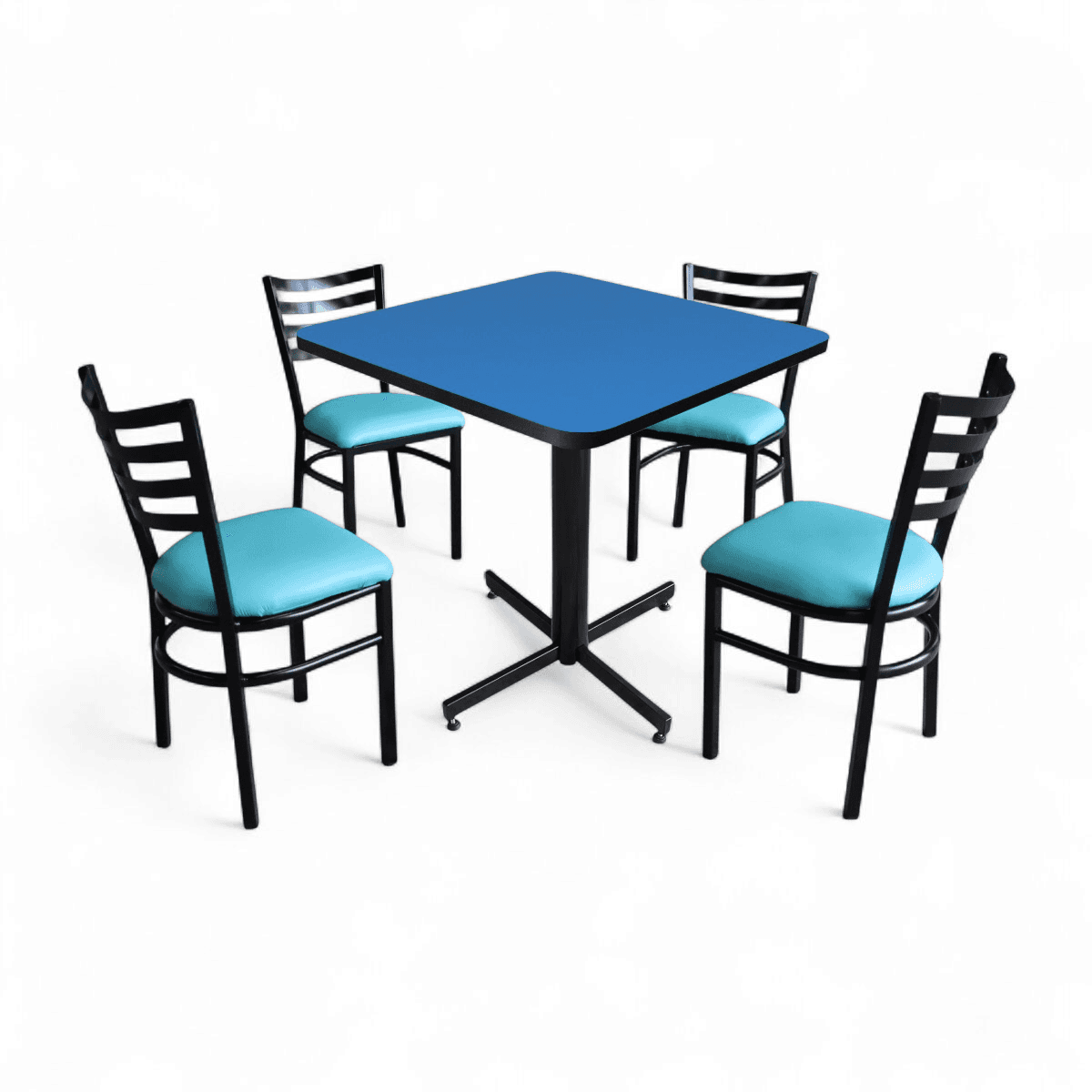 Conjunto Modelo Italia Azul Polar - estándar 4 sillas view 2