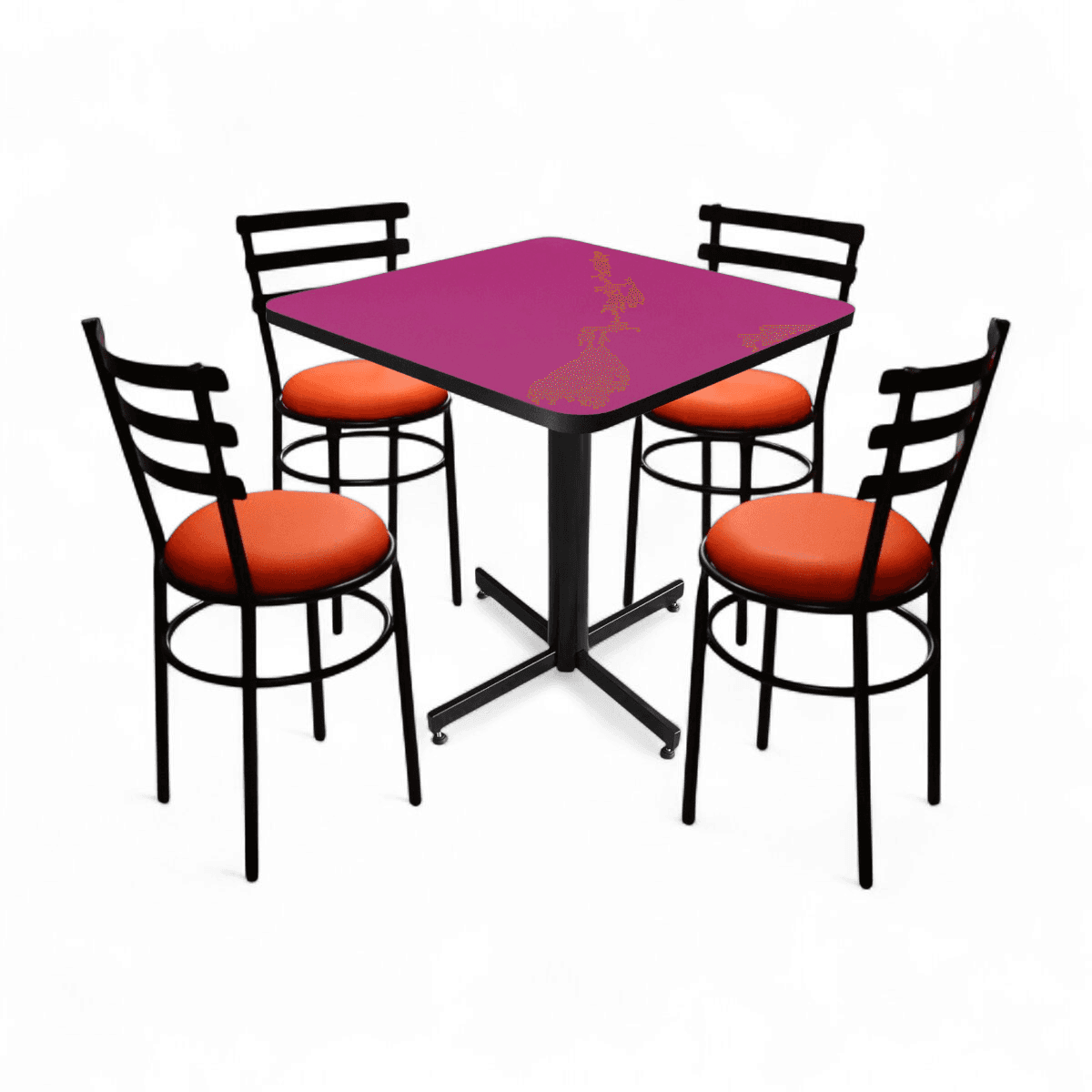 Conjunto Modelo Solera Fiucsa - estándar 4 sillas view 2