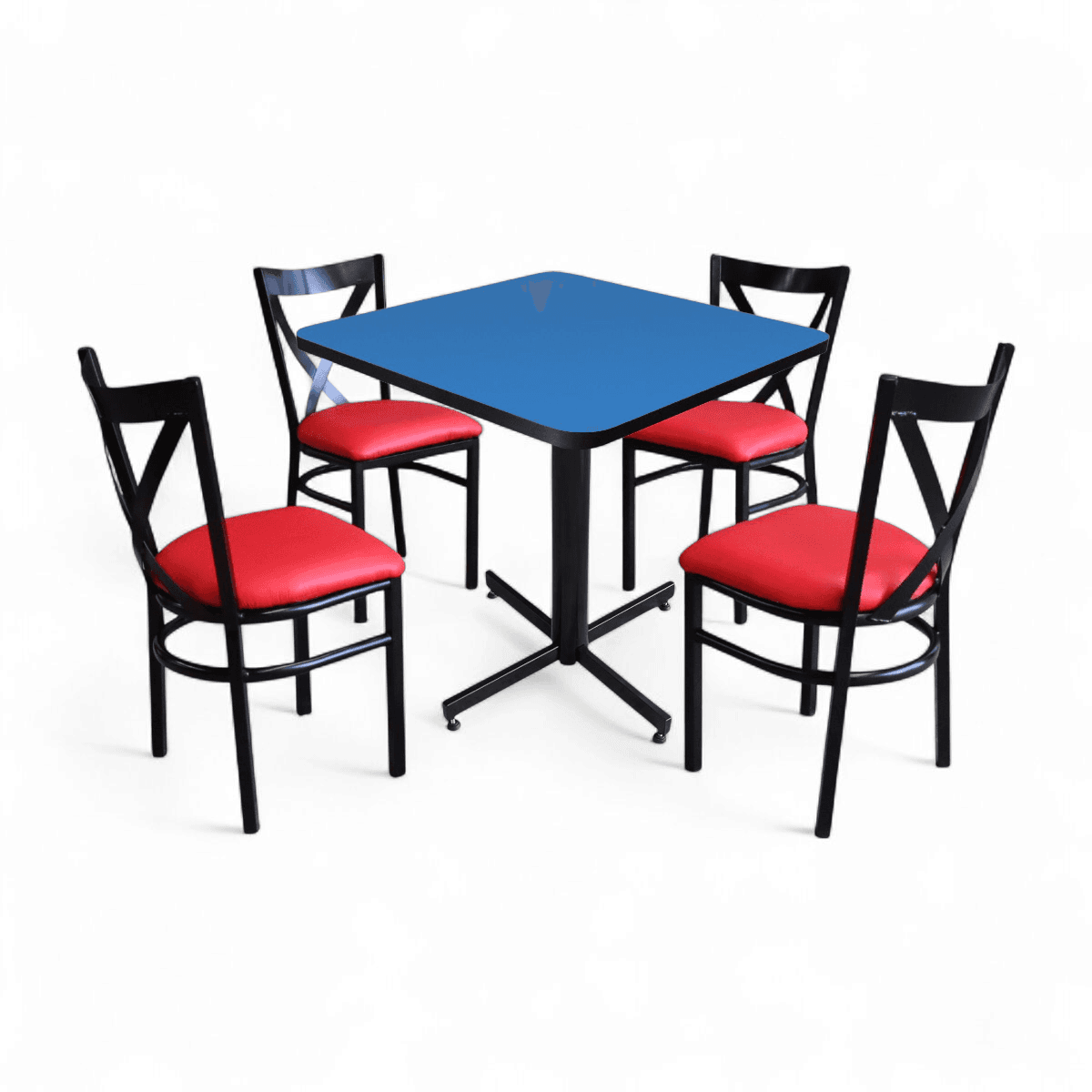 Conjunto Modelo Roma Azul Polar - estándar 4 sillas view 11