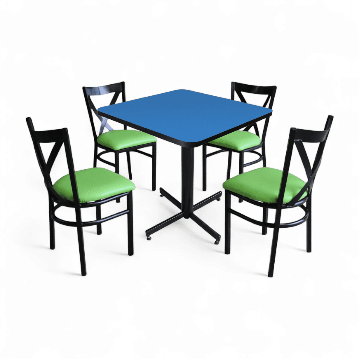 Conjunto Modelo Roma Azul Polar - estándar 4 sillas view 7