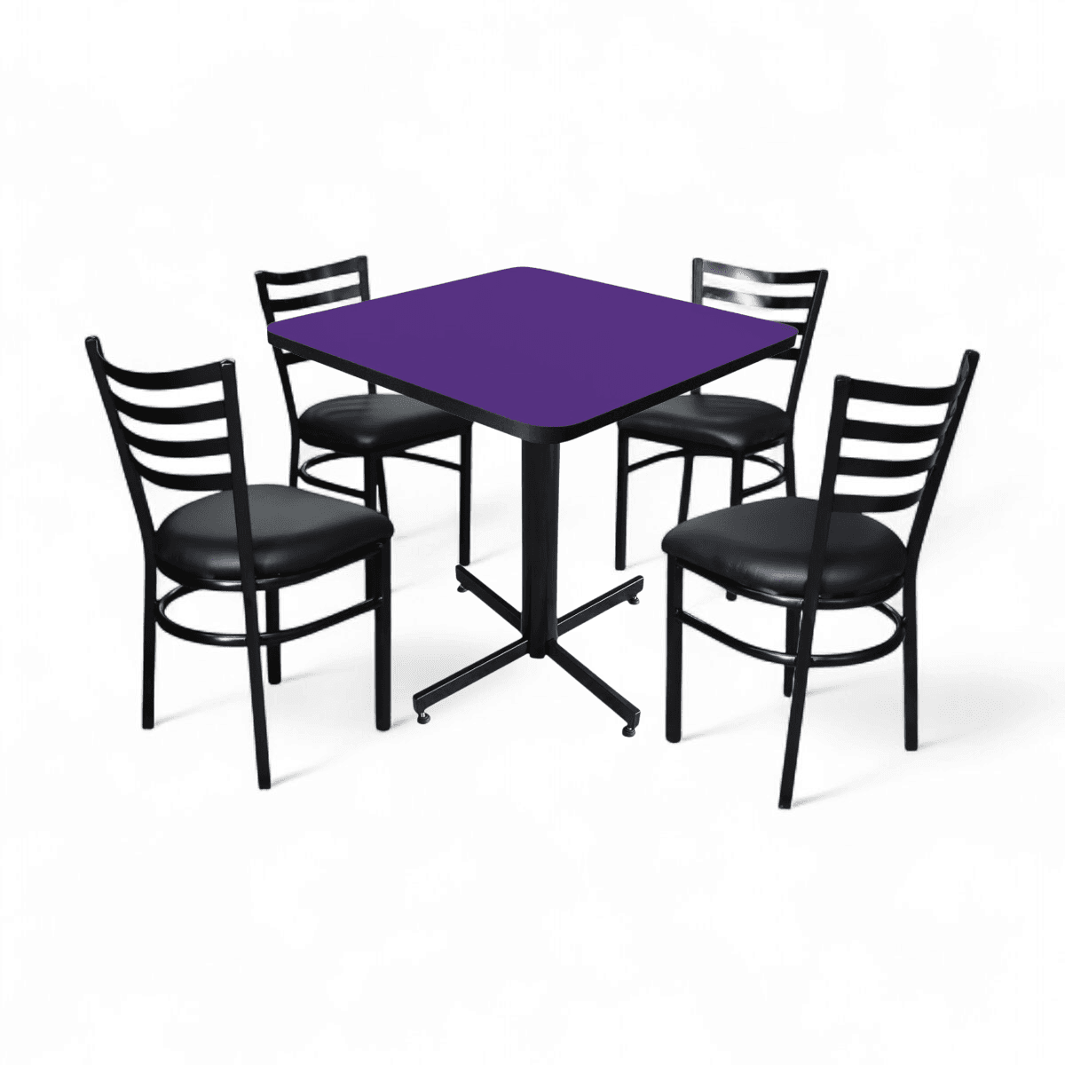 Conjunto Modelo Italia Morado - estándar 4 sillas view 5