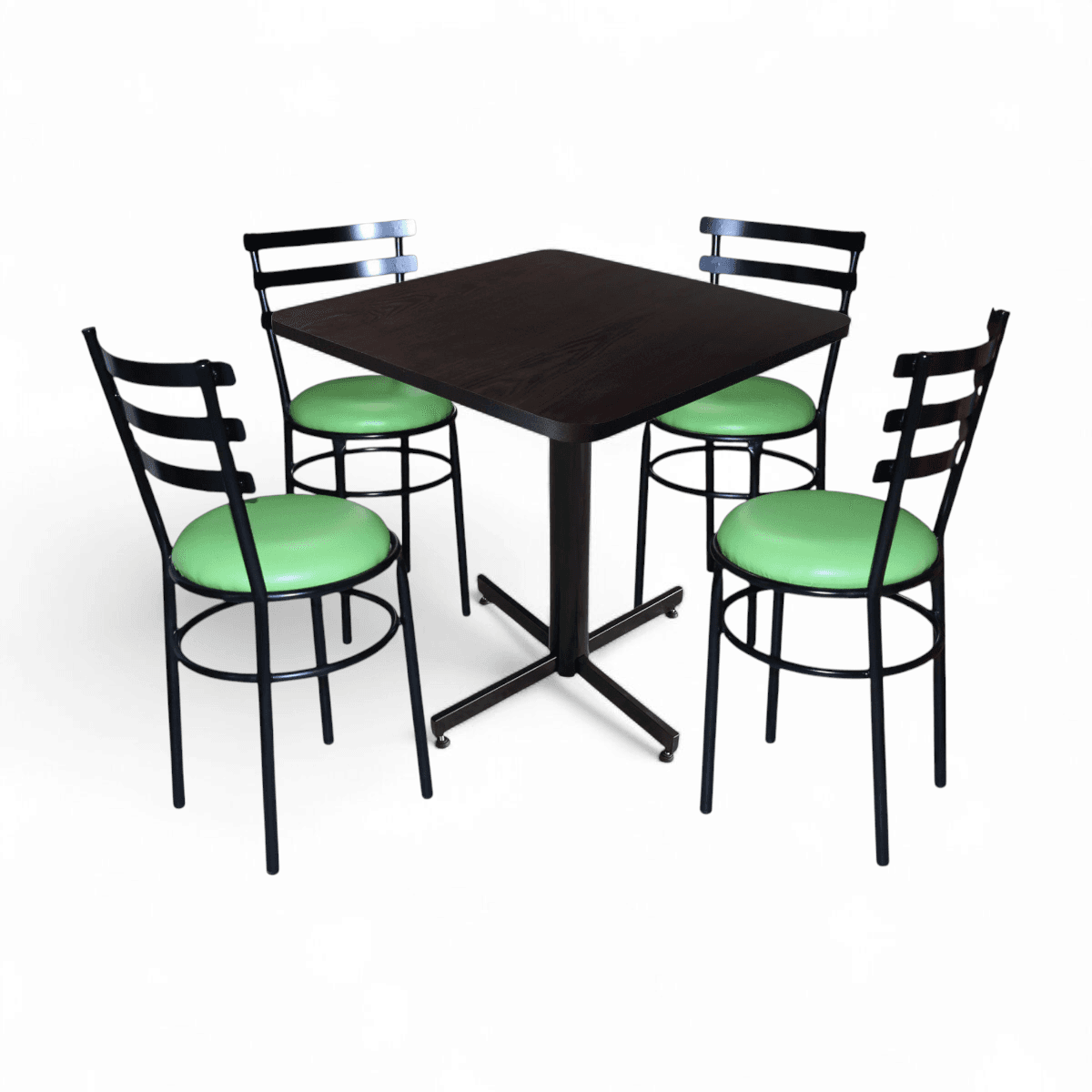 Conjunto Modelo Solera Wengue - estándar 4 sillas view 4