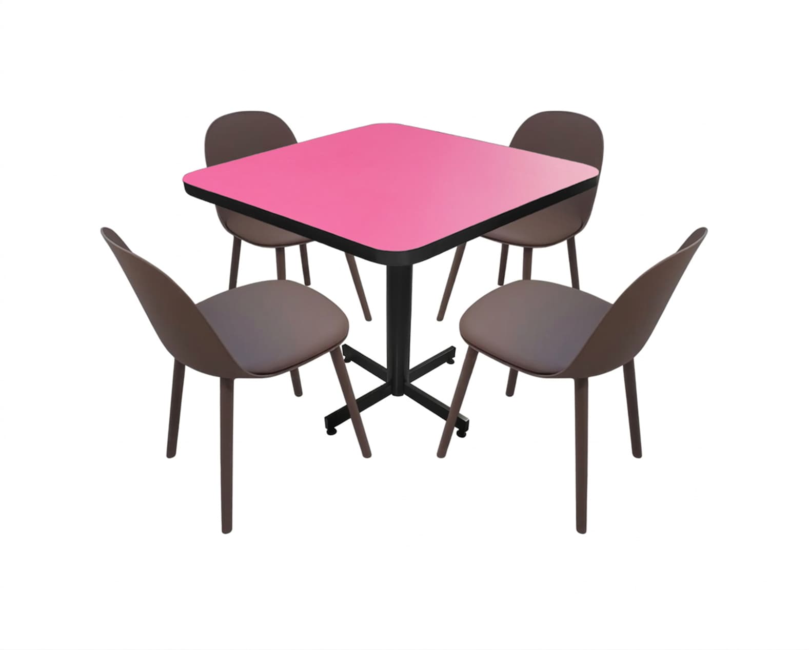 Conjunto Modelo Nova Rosa Mate - estándar 4 sillas view 2