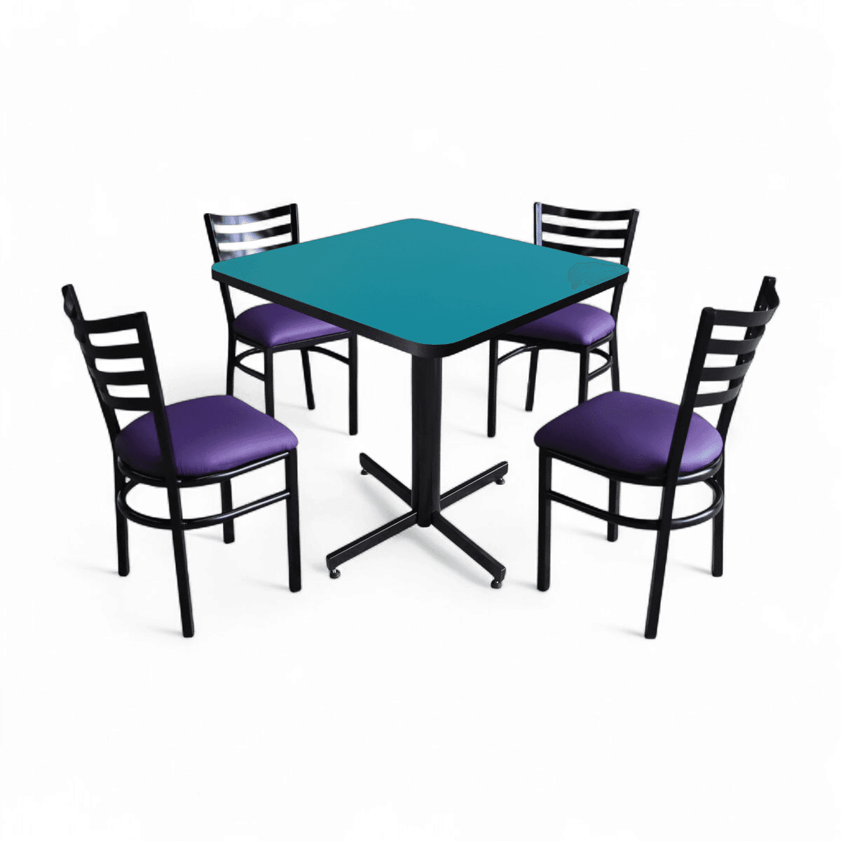 Conjunto Modelo Italia Turquesa - estándar 4 sillas view 12