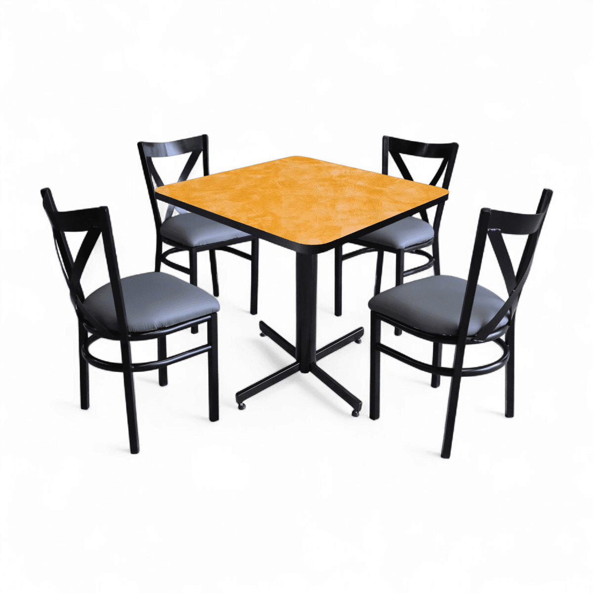 Conjunto Modelo Roma Amarillo Deslavado - estándar 4 sillas view 9