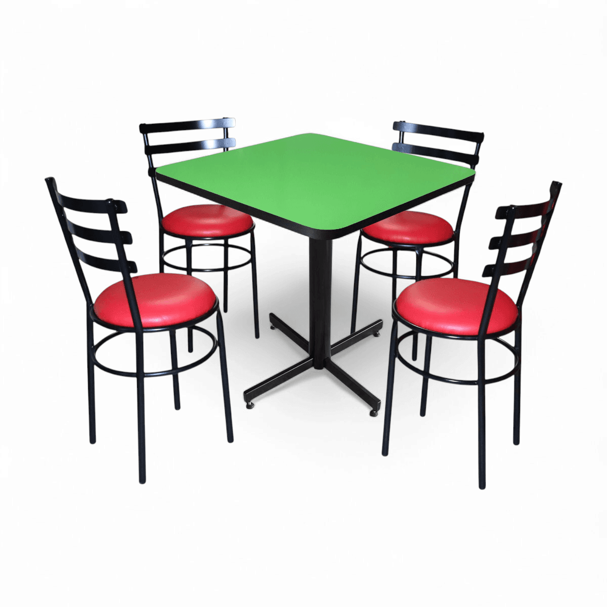 Conjunto Modelo Solera Verde Limón - estándar 4 sillas view 13