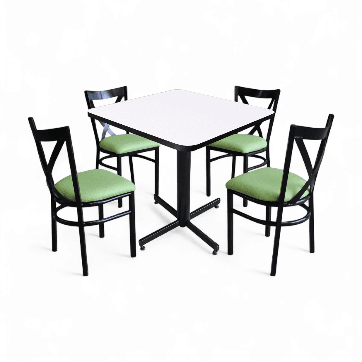 Conjunto Modelo Roma Blanco - estándar 4 sillas view 12