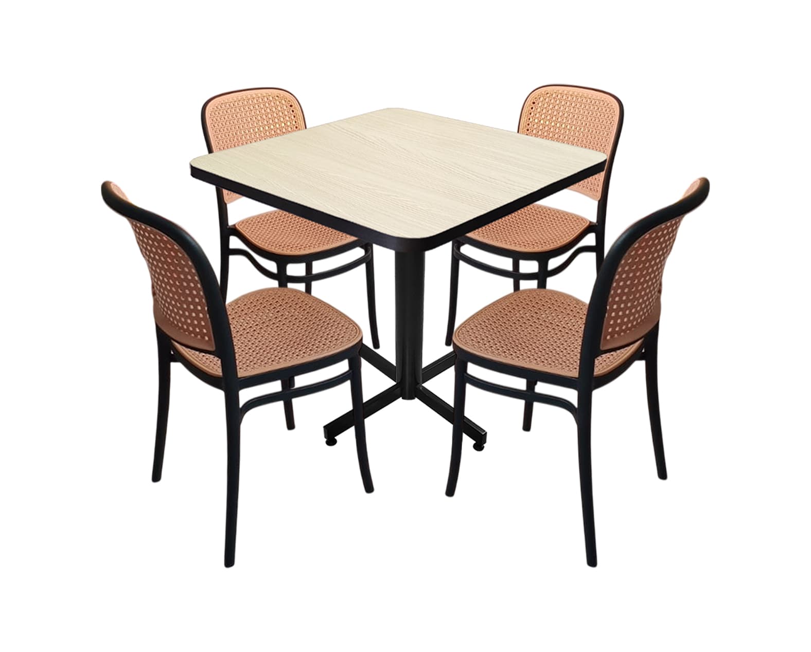 Conjunto Modelo Tulum Malta - estándar 4 sillas