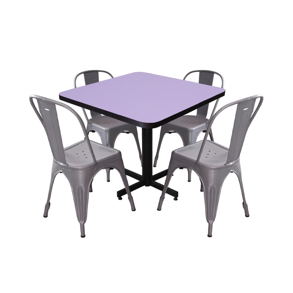 Conjunto modelo Tolix, estándar con 4 sillas view 39