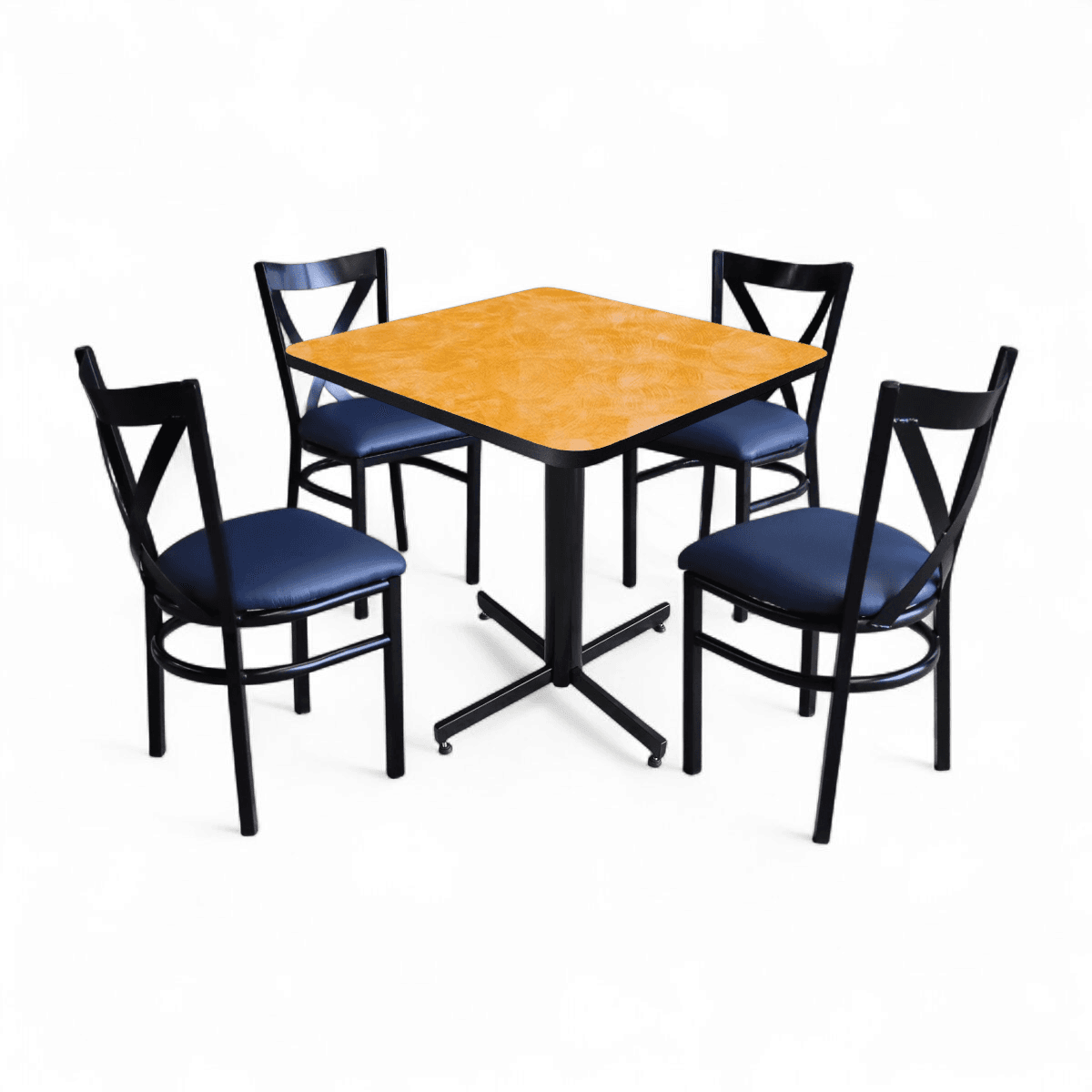 Conjunto Modelo Roma Amarillo Deslavado - estándar 4 sillas view 11