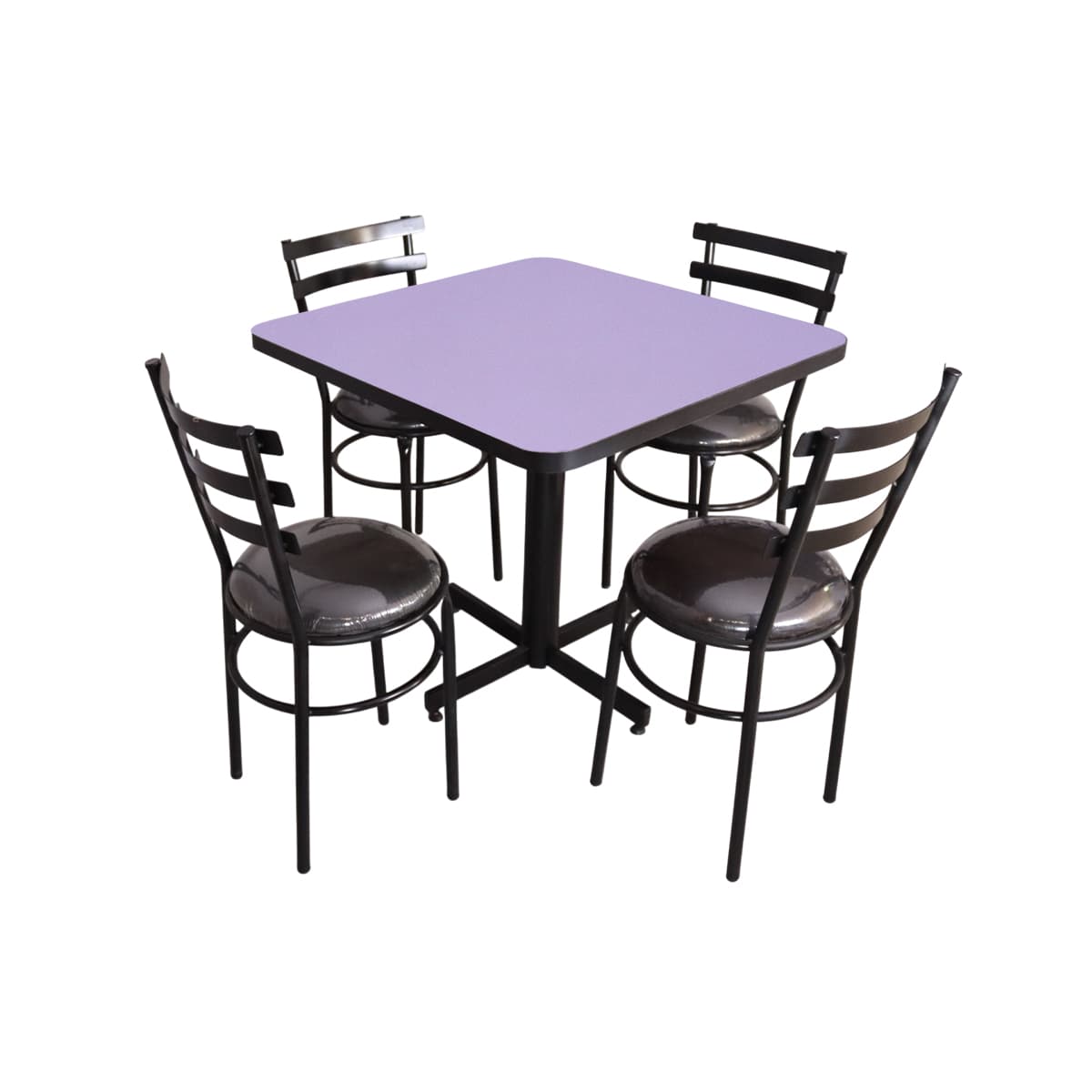 Conjunto Modelo Solera Lila - estándar 4 sillas