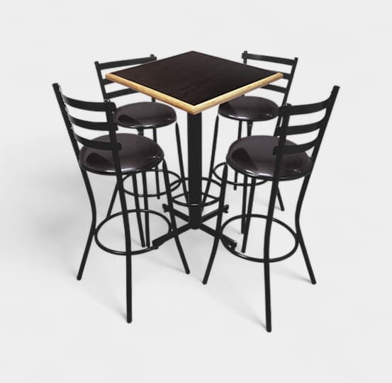 Conjunto modelo periquero modelos Solera 4 bancos