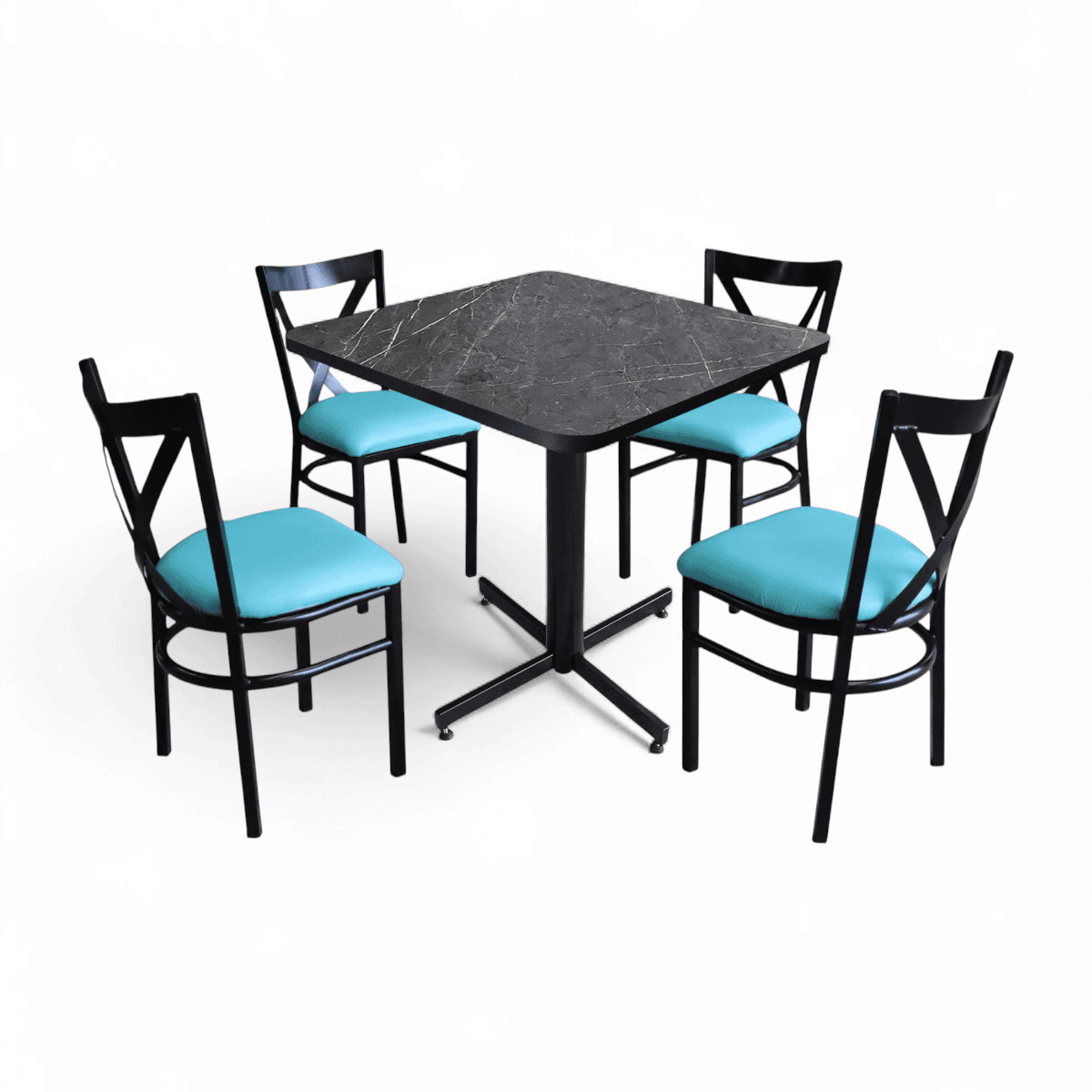 Conjunto Modelo Roma Gris Carrara - estándar 4 sillas view 5