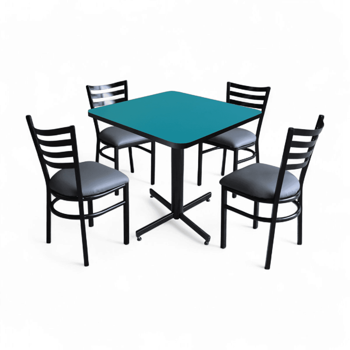 Conjunto Modelo Italia Turquesa - estándar 4 sillas view 6