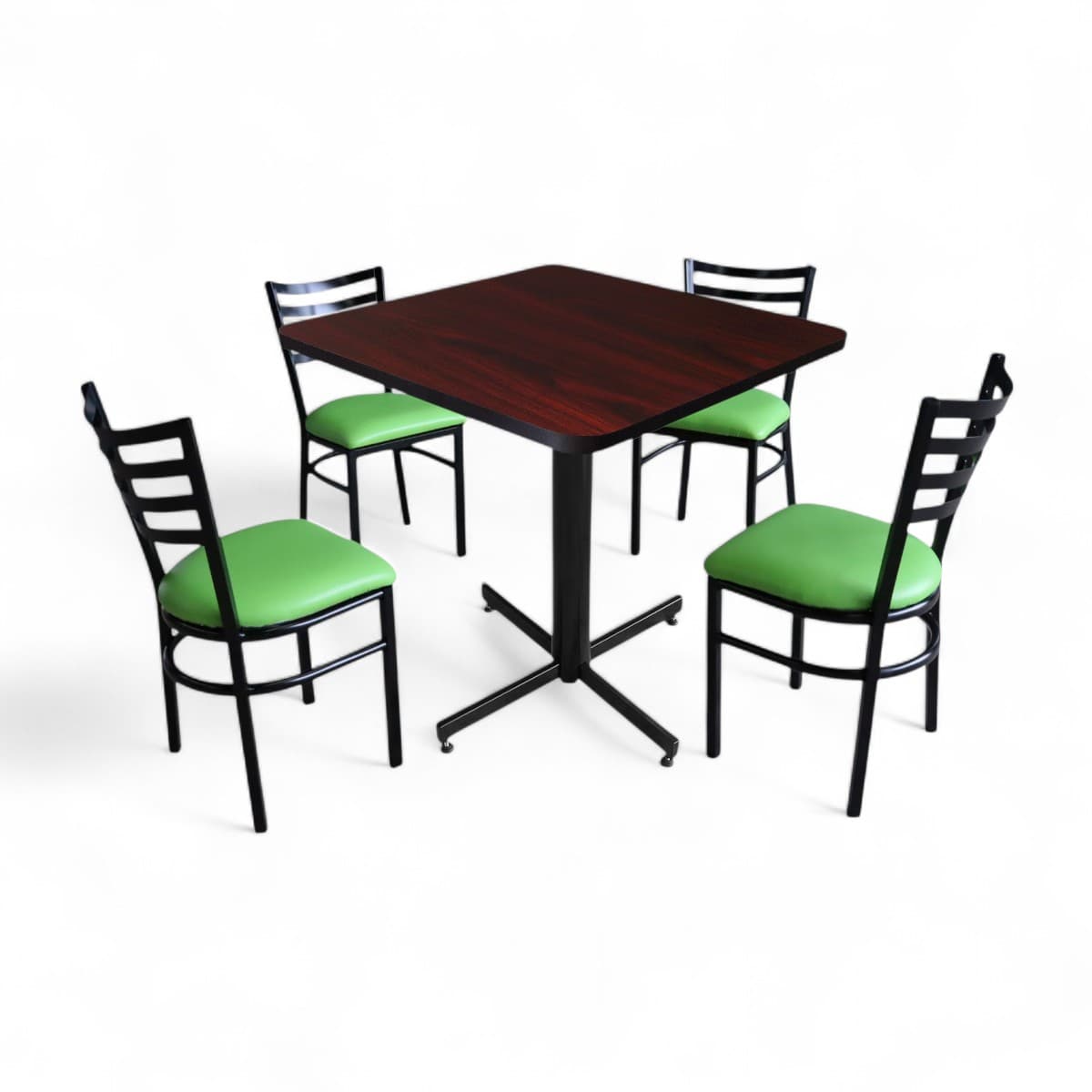 Conjunto Modelo Italia Caoba - estándar 4 sillas view 13