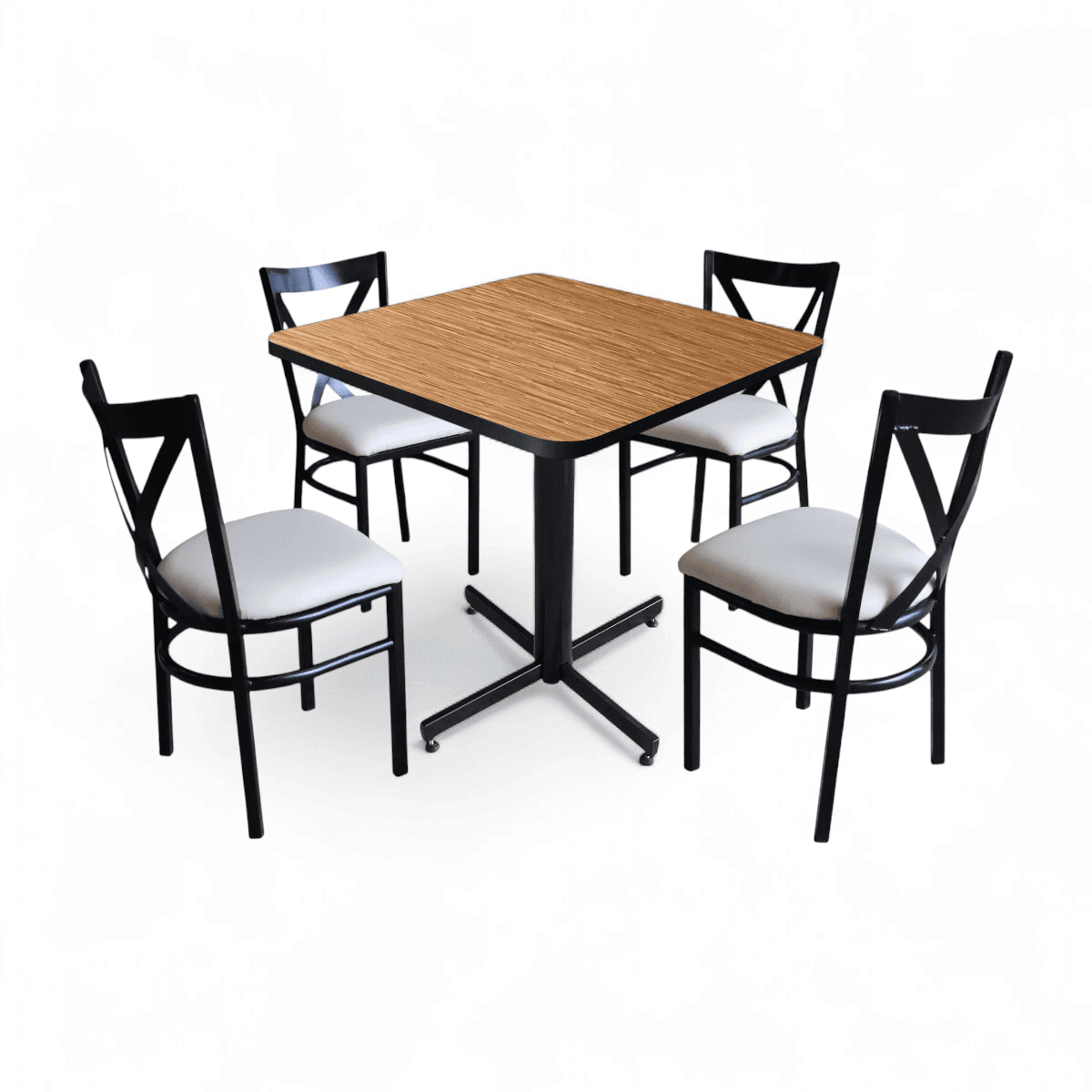 Conjunto Modelo Roma Golden Bambú - estándar 4 sillas view 7