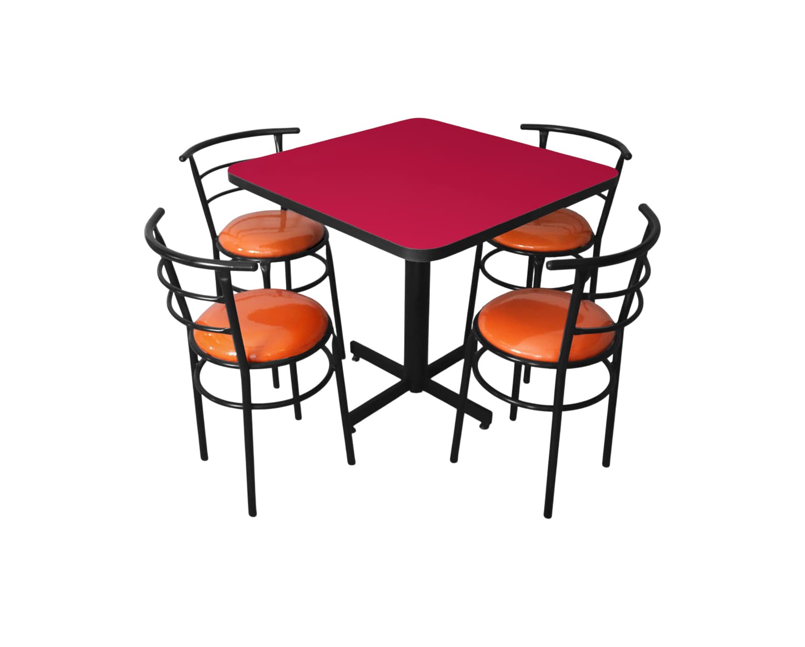 Conjunto Modelo Chabeli Vino - estándar 4 sillas view 5