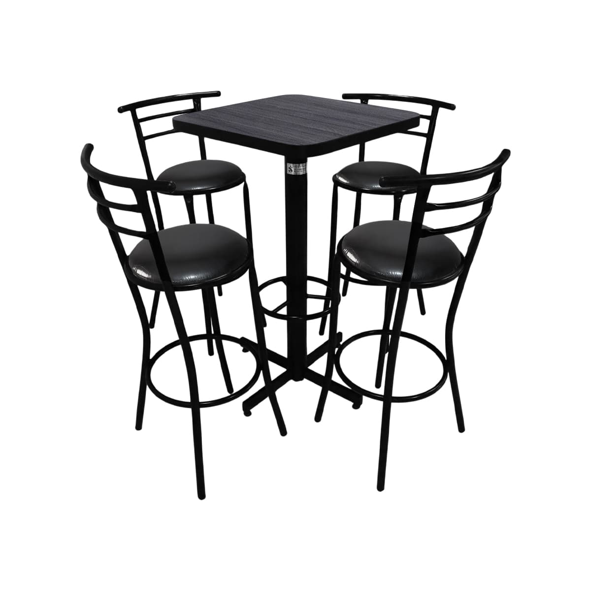 Conjunto Periquero Modelo Chabeli Gris Imperial - 4 bancos view 4