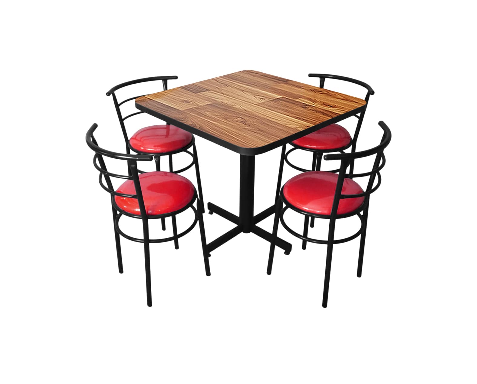 Conjunto Modelo Chabeli Wood - estándar 4 sillas view 7