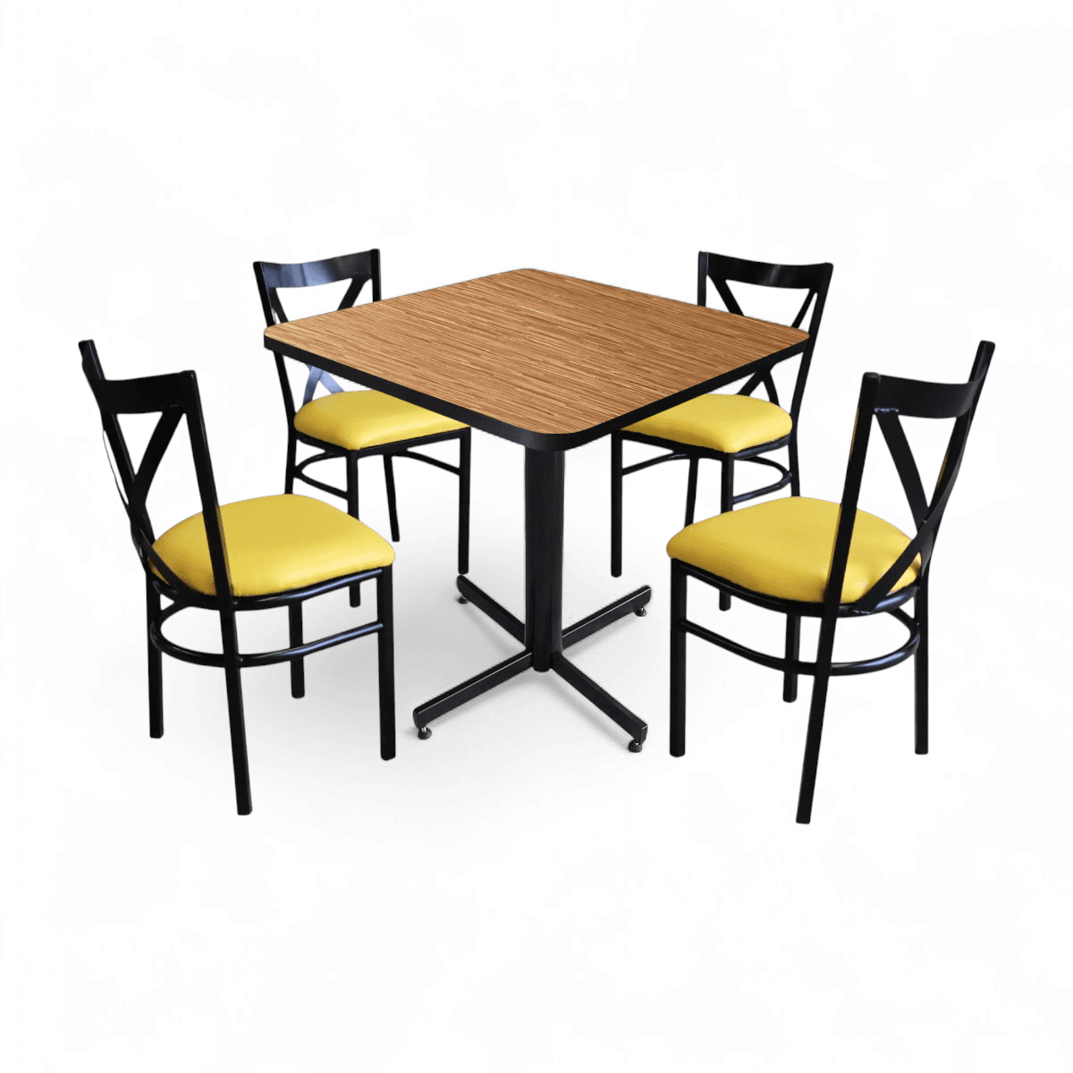 Conjunto Modelo Roma Golden Bambú - estándar 4 sillas view 8