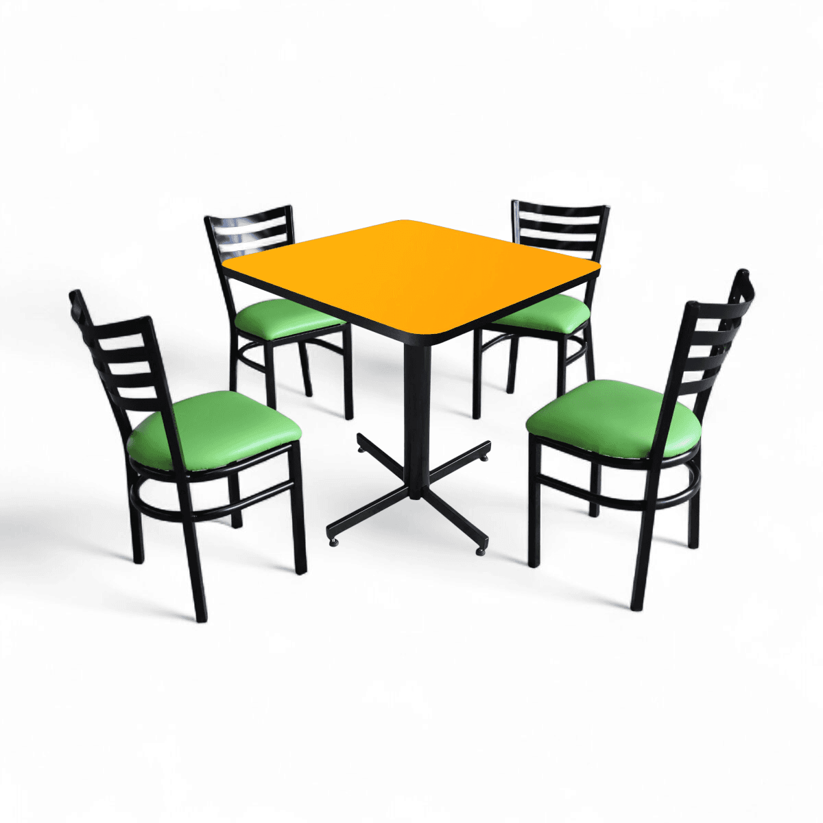 Conjunto Modelo Italia Amarillo Liso - estándar 4 sillas view 18