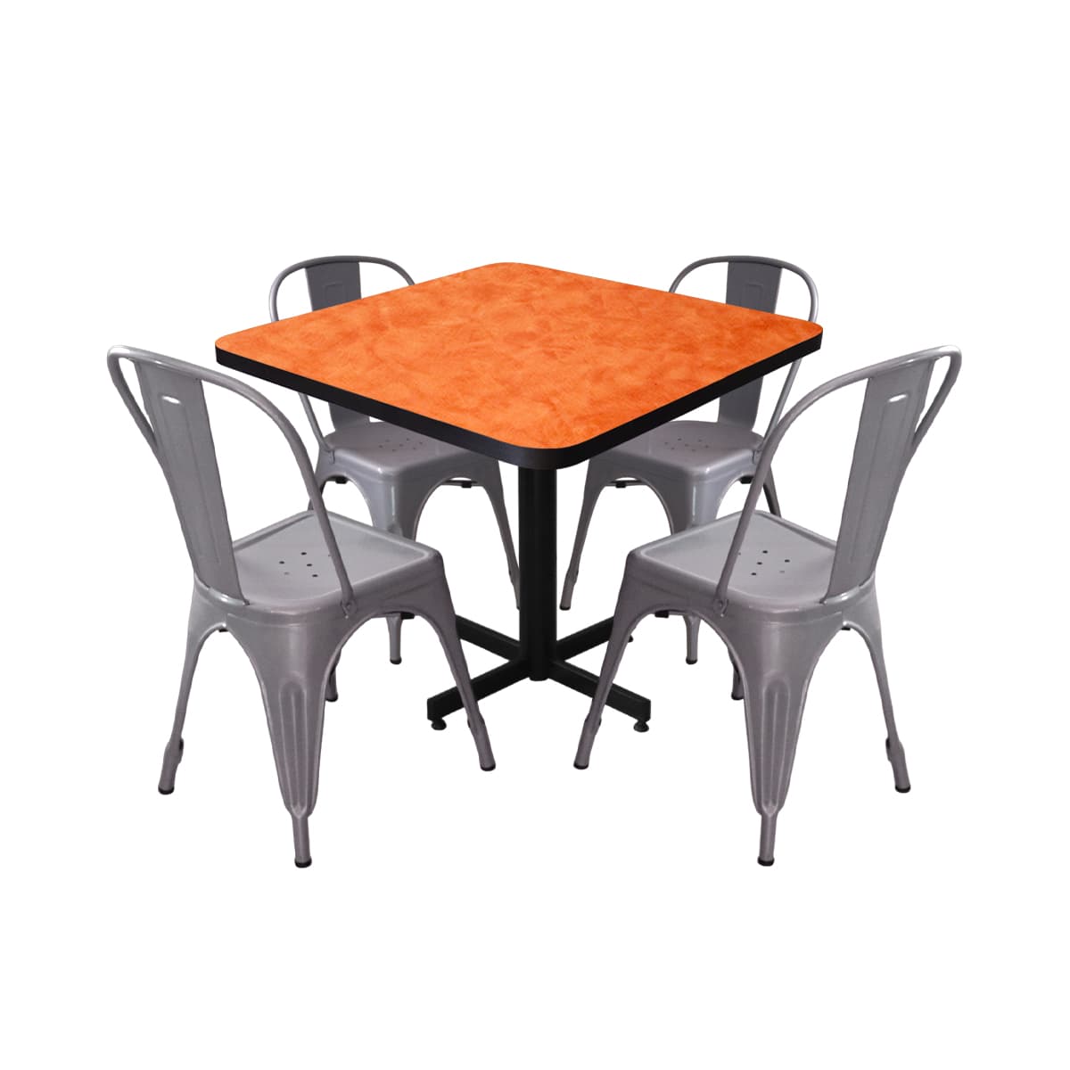 Conjunto modelo Tolix, estándar con 4 sillas view 36