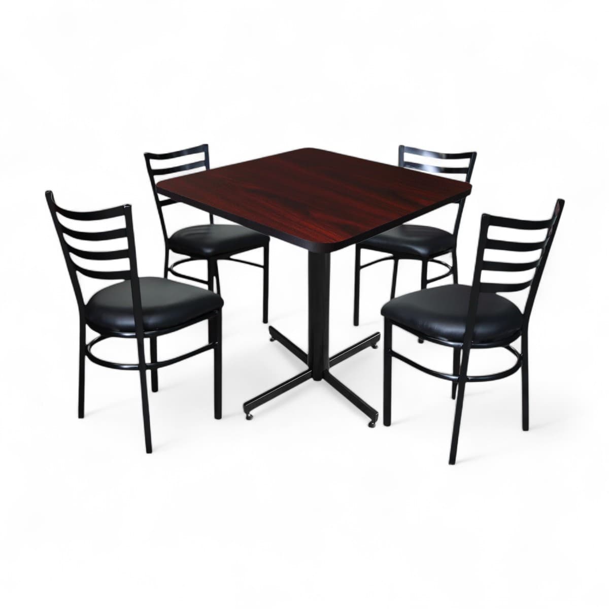 Conjunto Modelo Italia Caoba - estándar 4 sillas view 11