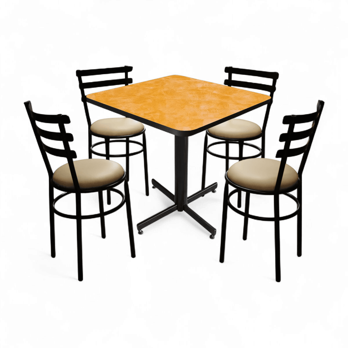 Conjunto Modelo Solera Amarillo Deslavado - estándar 4 sillas view 13