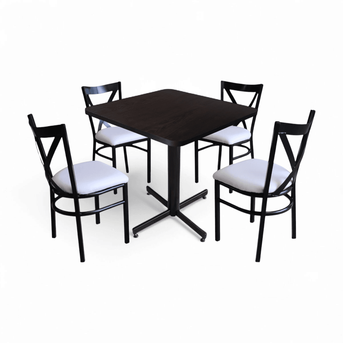 Conjunto Modelo Roma Wengue - estándar 4 sillas view 6