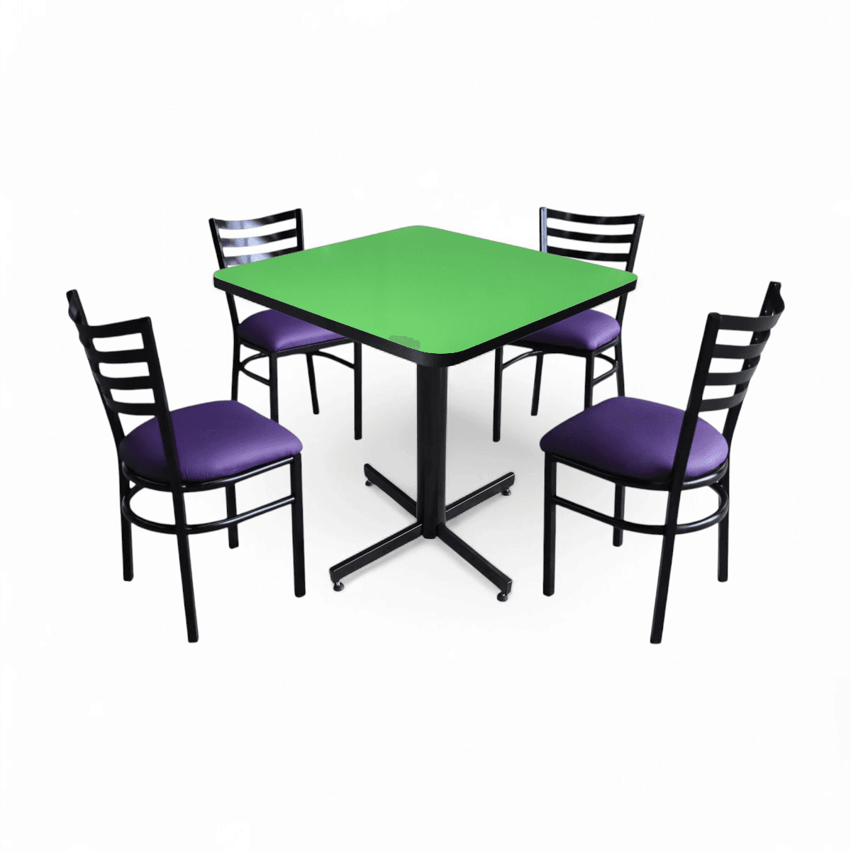 Conjunto Modelo Italia Verde Limón - estándar 4 sillas view 10