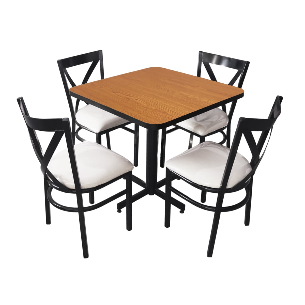 Conjunto Modelo Roma Roble - estándar 4 sillas view 17