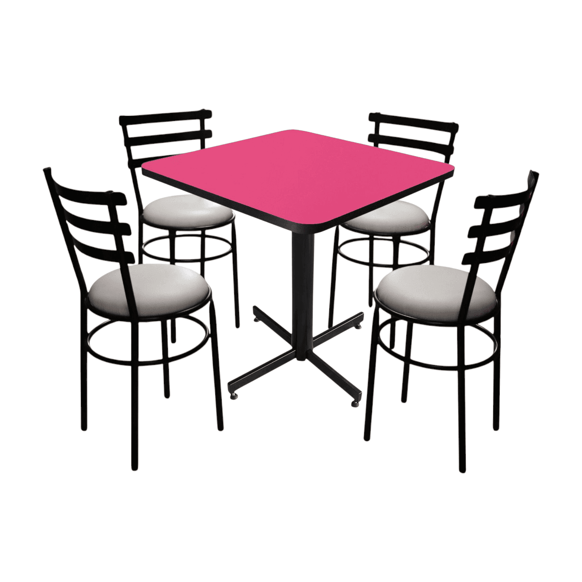 Conjunto Modelo Solera Rosa Mate - estándar 4 sillas view 11