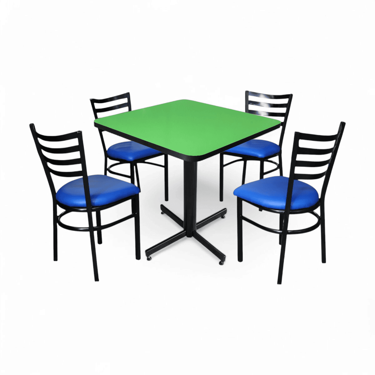 Conjunto Modelo Italia Verde Limón - estándar 4 sillas view 6