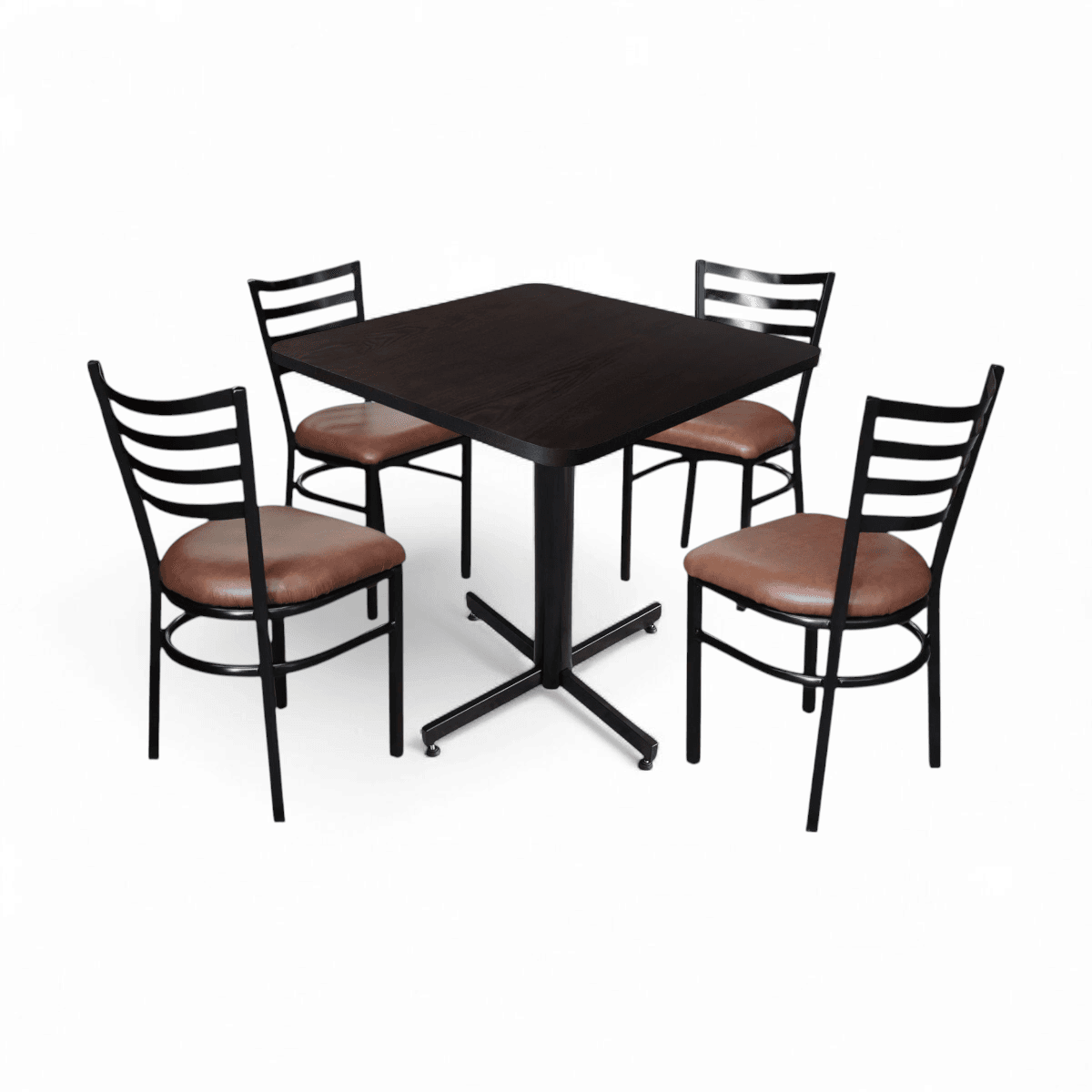 Conjunto Modelo Italia Wengue - estándar 4 sillas view 13