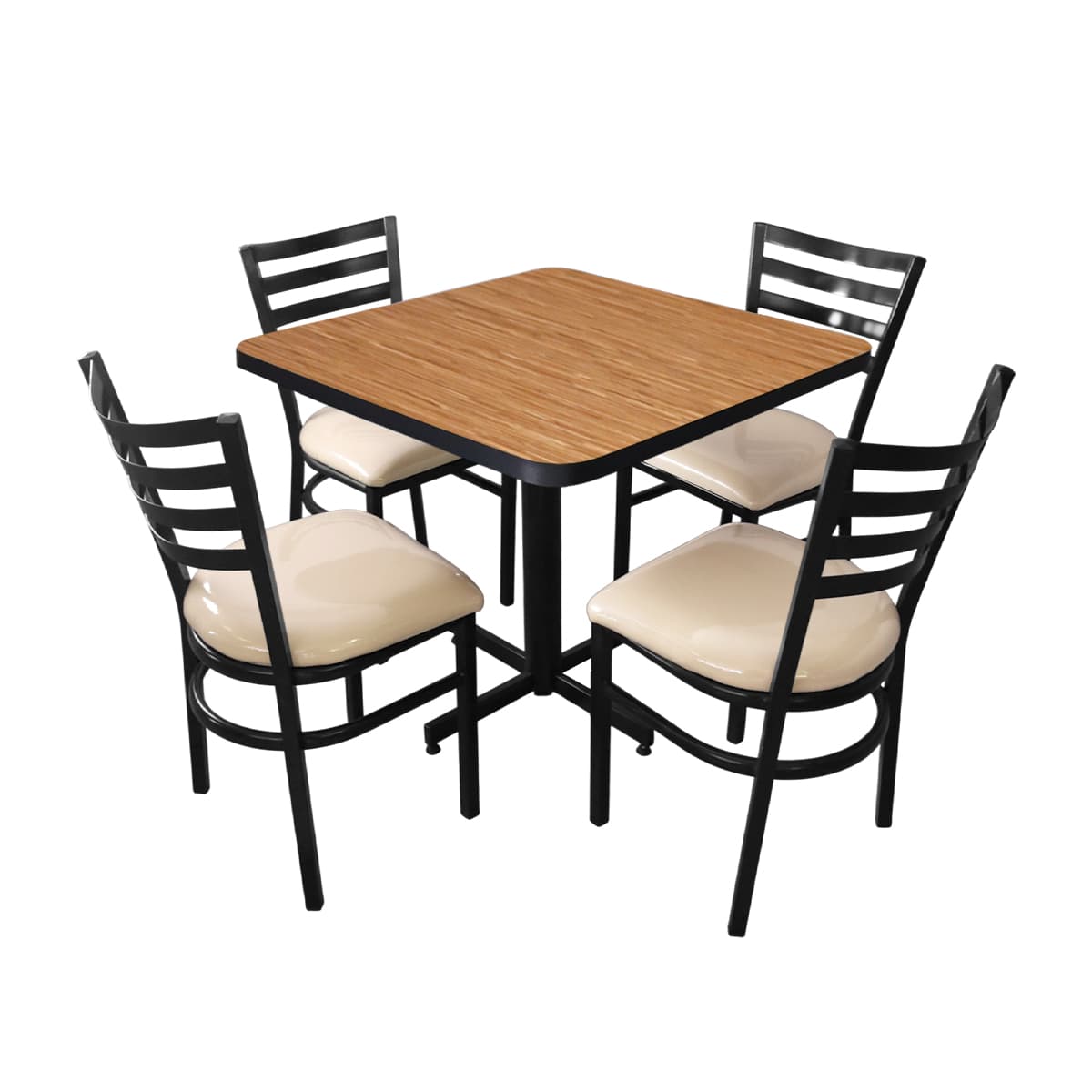 Conjunto Modelo Italia Golden Bambú - estándar 4 sillas view 17