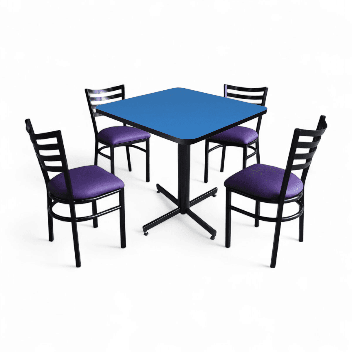 Conjunto Modelo Italia Azul Polar - estándar 4 sillas view 9