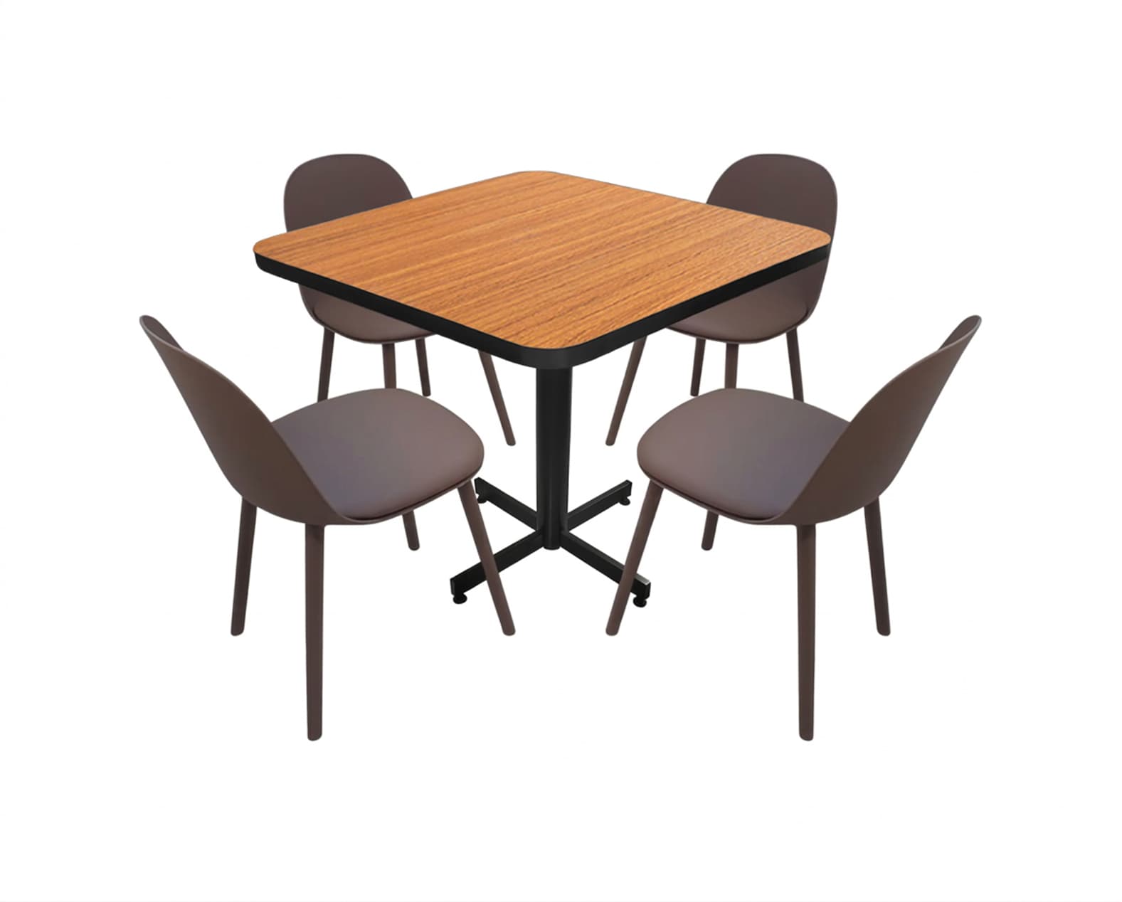 Conjunto Modelo Nova Roble - estándar 4 sillas view 2