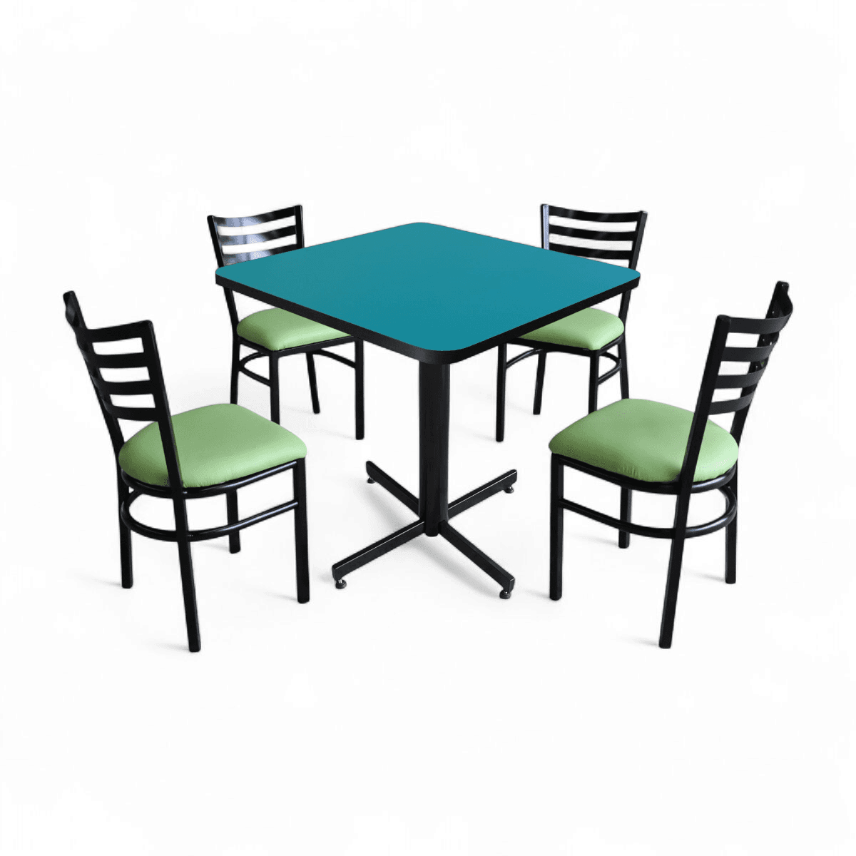Conjunto Modelo Italia Turquesa - estándar 4 sillas view 9