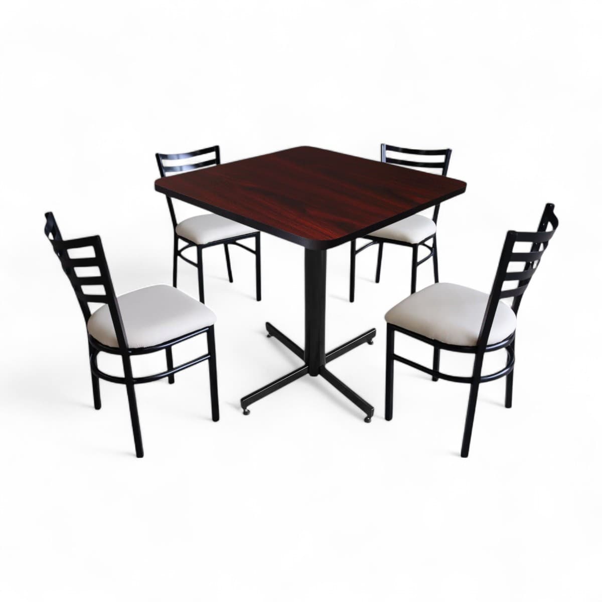 Conjunto Modelo Italia Caoba - estándar 4 sillas view 14