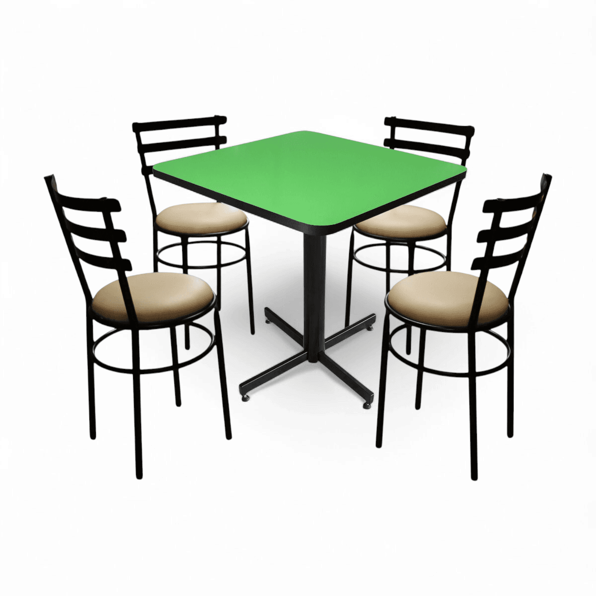 Conjunto Modelo Solera Verde Limón - estándar 4 sillas view 7