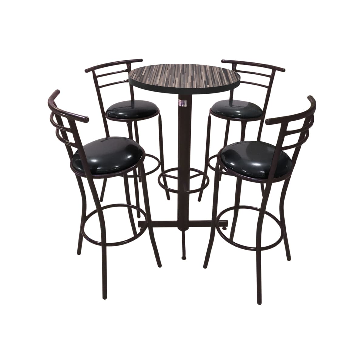 Conjunto Periquero Modelo Chabeli Duelilla - 4 bancos