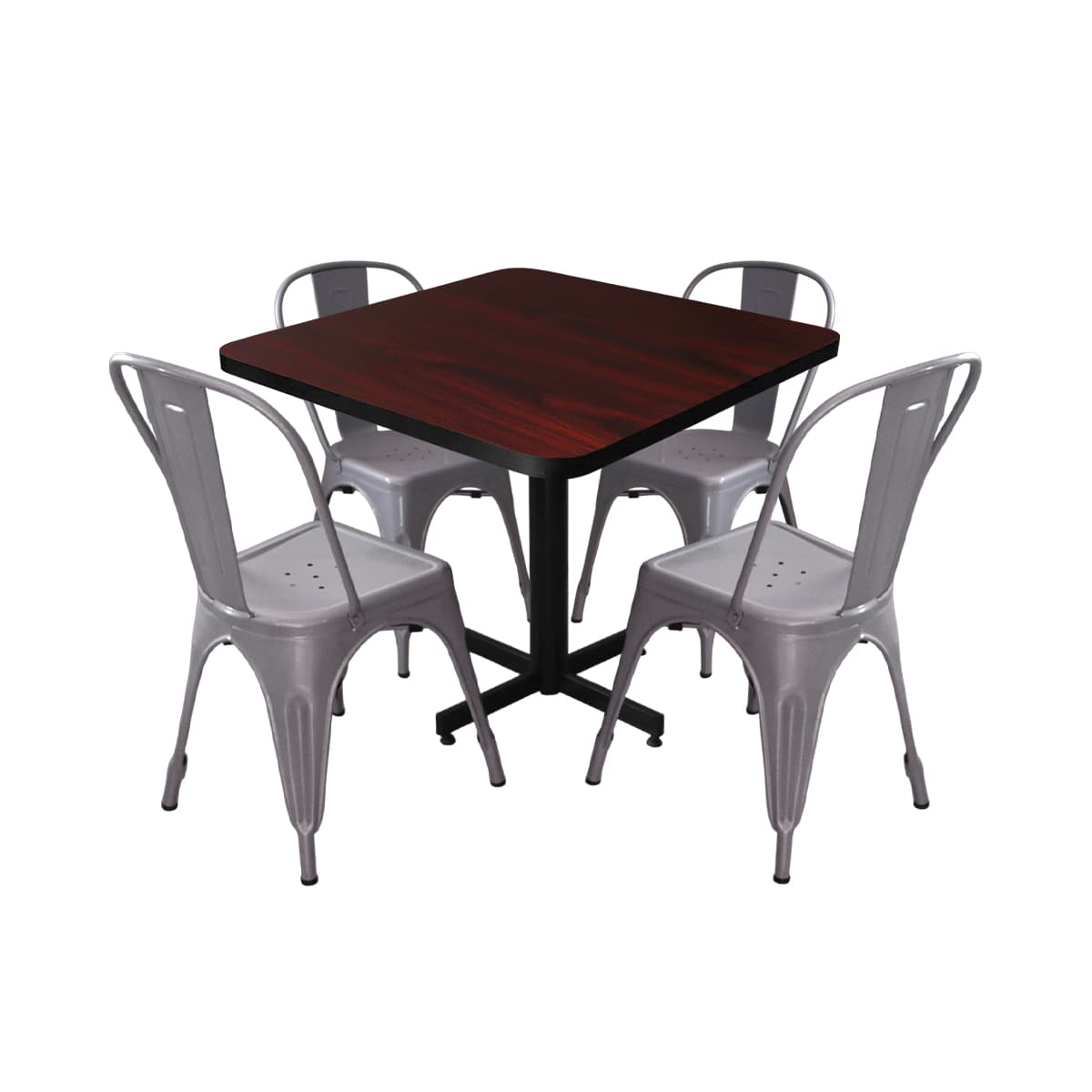 Conjunto modelo Tolix, estándar con 4 sillas view 43