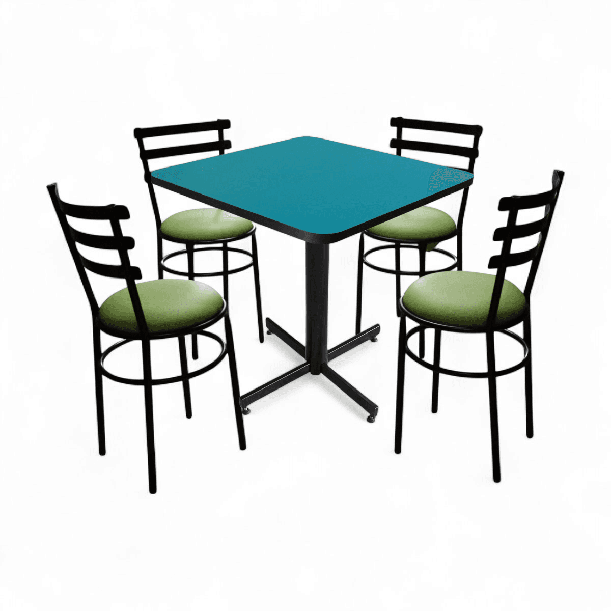 Conjunto Modelo Solera Turquesa - estándar 4 sillas view 2