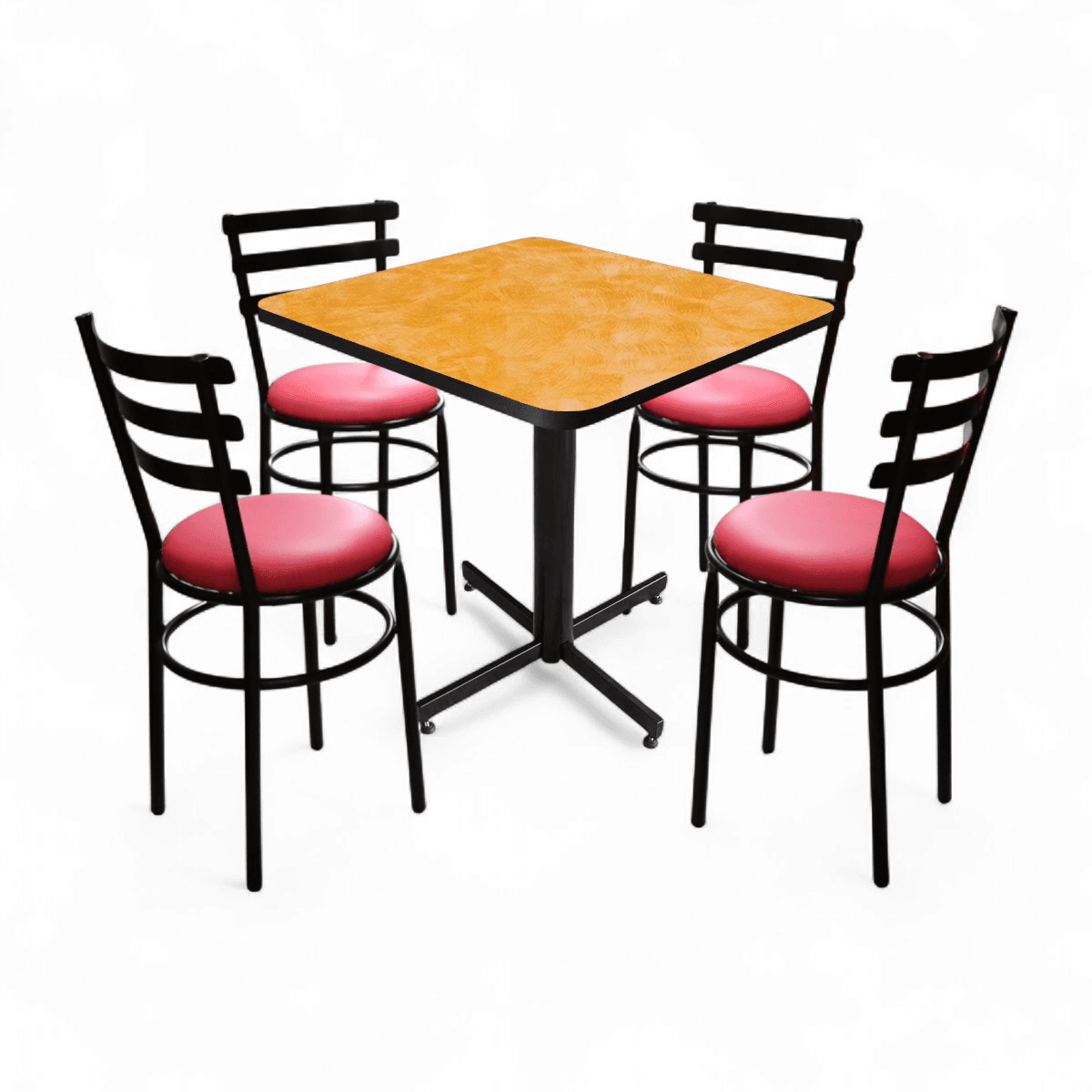 Conjunto Modelo Solera Amarillo Deslavado - estándar 4 sillas view 4