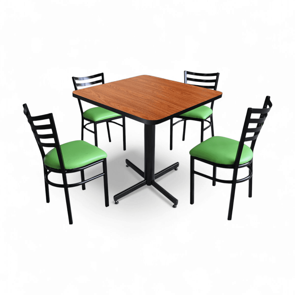 Conjunto Modelo Italia Roble - estándar 4 sillas