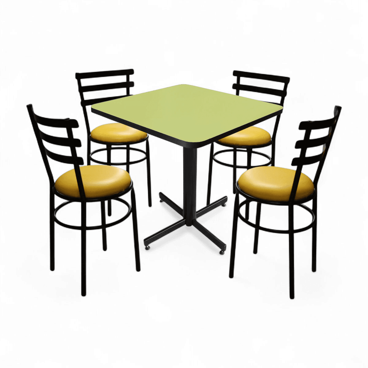 Conjunto Modelo Solera Verde Manzana - estándar 4 sillas view 6