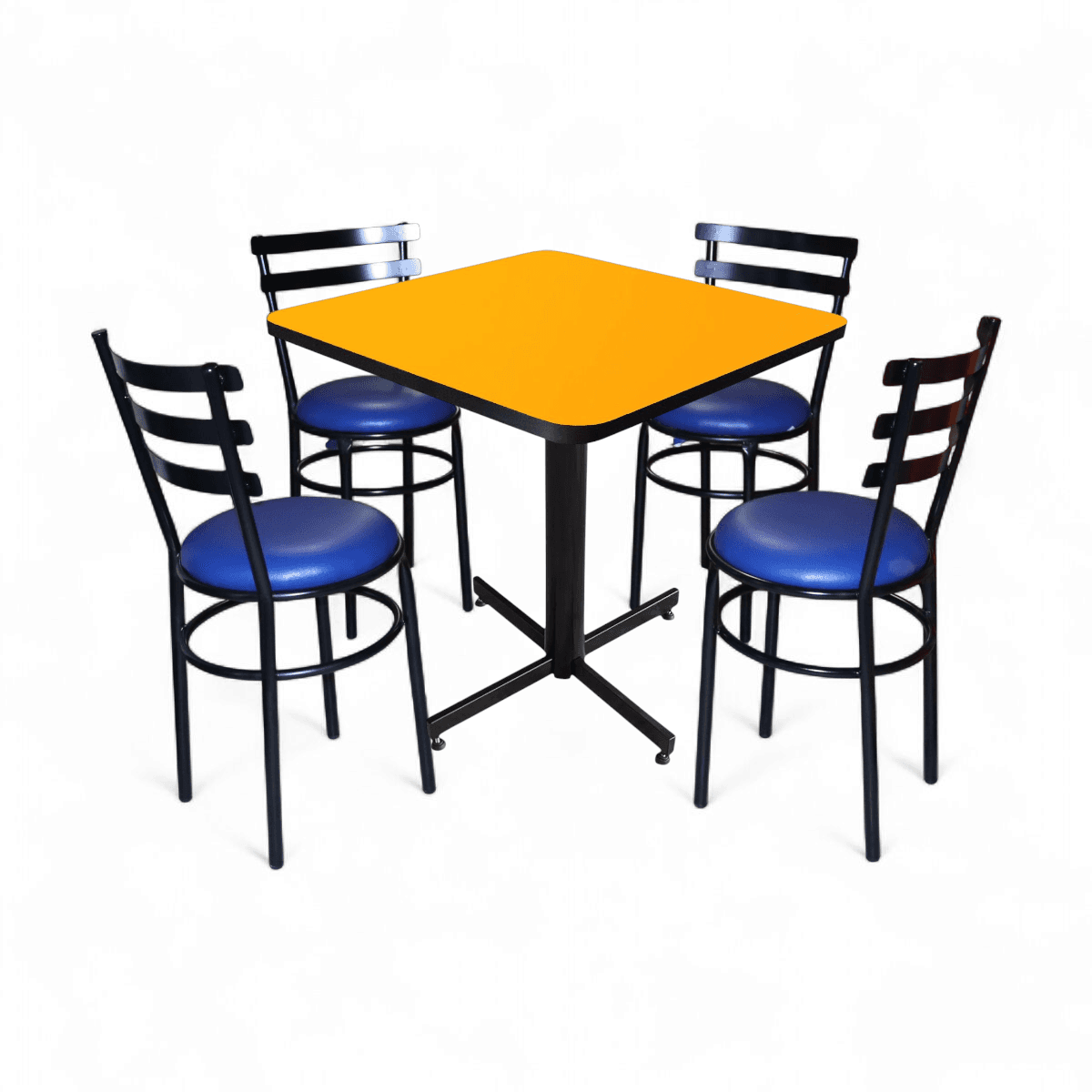 Conjunto Modelo Solera Amarillo Liso - estándar 4 sillas view 7