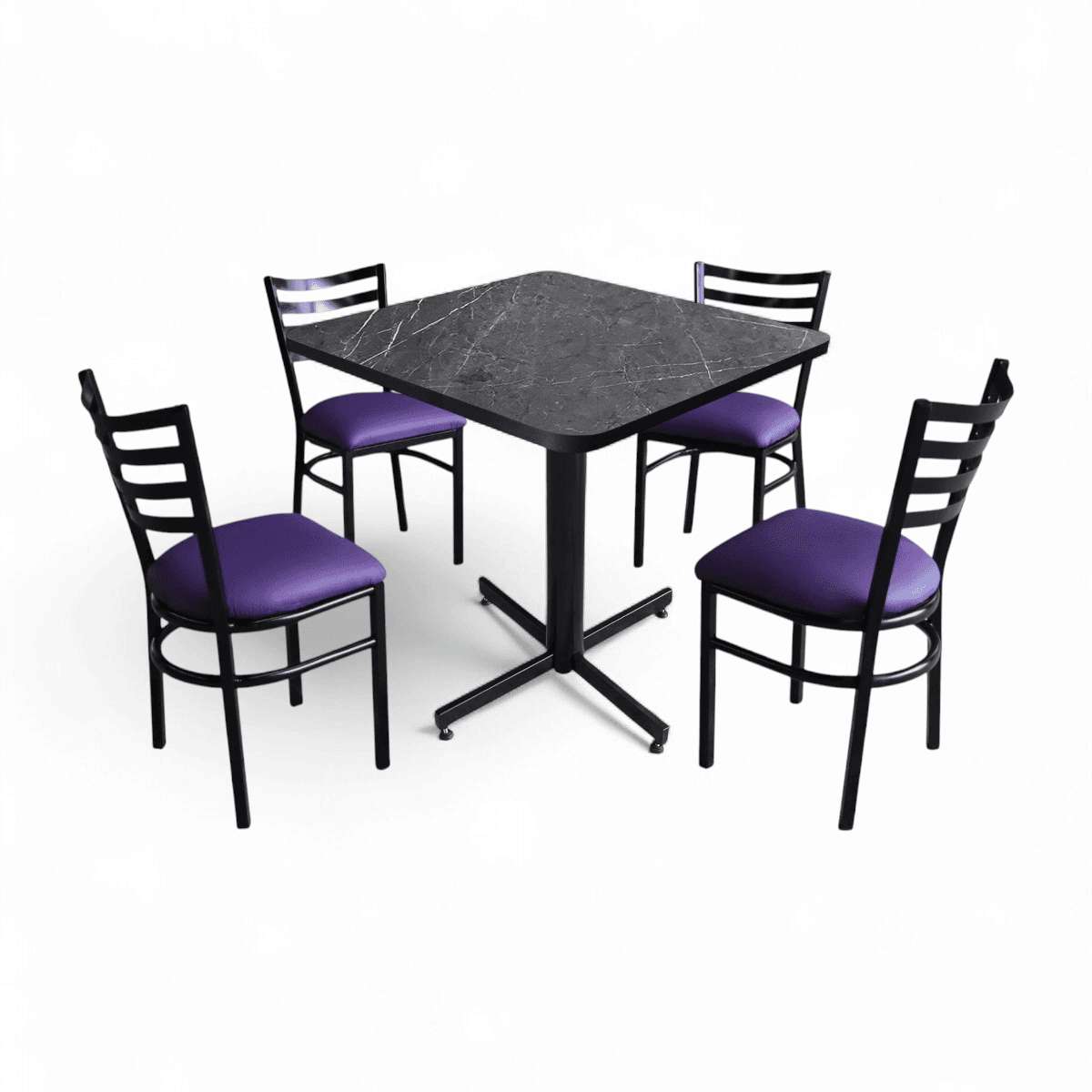 Conjunto Modelo Italia Gris Carrara - estándar 4 sillas view 12